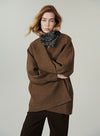 Relaxed Round Neck Coat