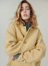 Cropped Wool Coat