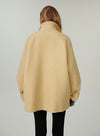 Cropped Wool Coat