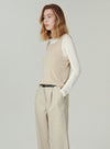 Layered Look Knit Top