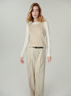 Layered Look Knit Top