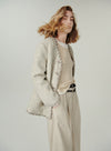 Luxe Lace V Neck Jacket