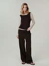 Cozy Wool Wide-Leg Pants