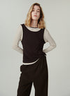 Layered Look Knit Top
