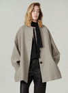 Relaxed Round Neck Coat