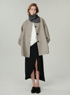 Relaxed Round Neck Coat
