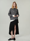 Pearl Slit Evening Skirt