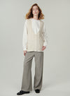 Cozy Wool Wide-Leg Pants