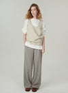 Cozy Wool Wide-Leg Pants