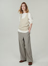Cozy Wool Wide-Leg Pants