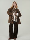 Relaxed Round Neck Coat