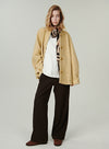 Cozy Wool Wide-Leg Pants