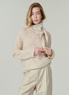 Removable Scarf Collar Top