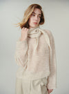Removable Scarf Collar Top