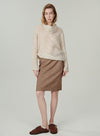 Removable Scarf Collar Top