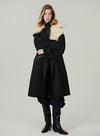 Fur Collar Wool Coat