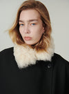 Fur Collar Wool Coat