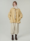 Cropped Wool Coat