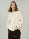 Zebra Print Neckline Blouse