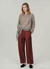 Removable Scarf Collar Top
