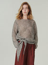 Removable Scarf Collar Top