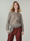 Removable Scarf Collar Top