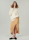 Pearl Slit Evening Skirt