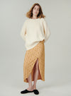 Pearl Slit Evening Skirt