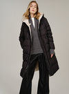 Black/White Dual Side Down Coat