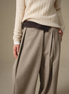 Designer Wide-Leg Pants