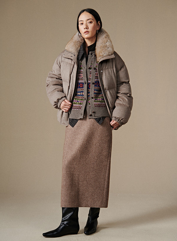 Fair Isle Wool Cardigan