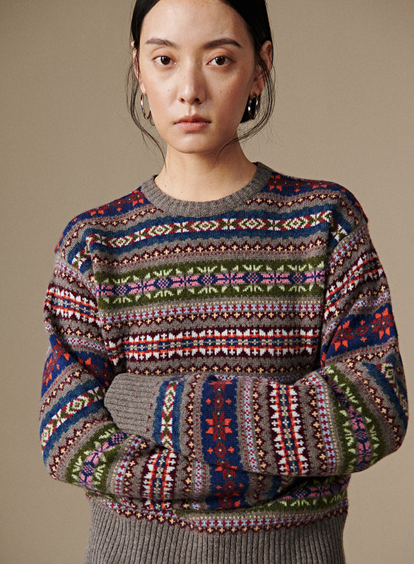 Fair Isle Crewneck Sweater