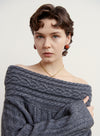Off-Shoulder Sweater