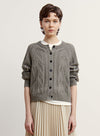 Wool Cable Cardigan