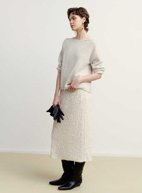 Glam Sequin Matte Skirt