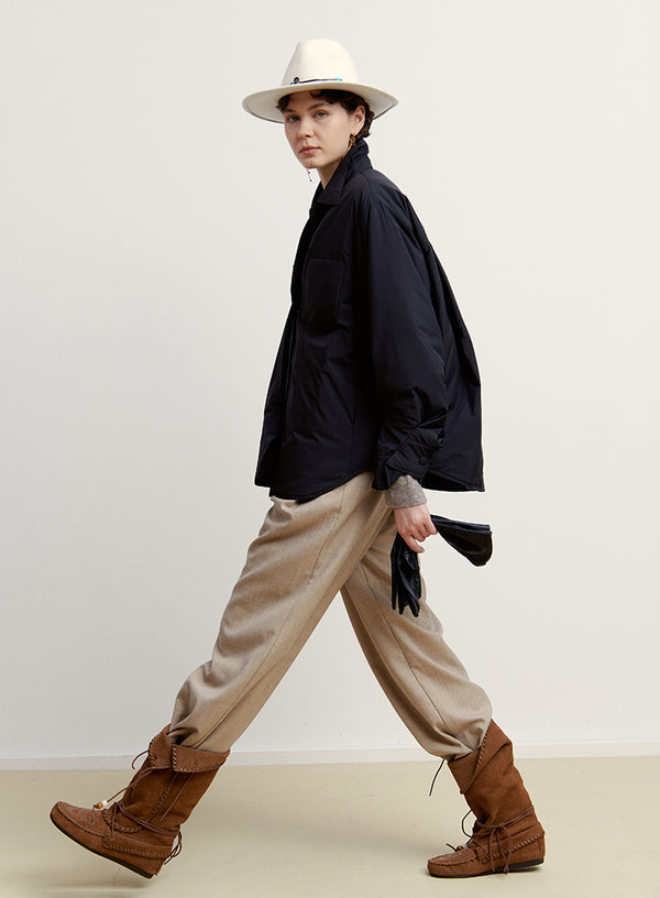 Soft Drape Wide Leg Trousers