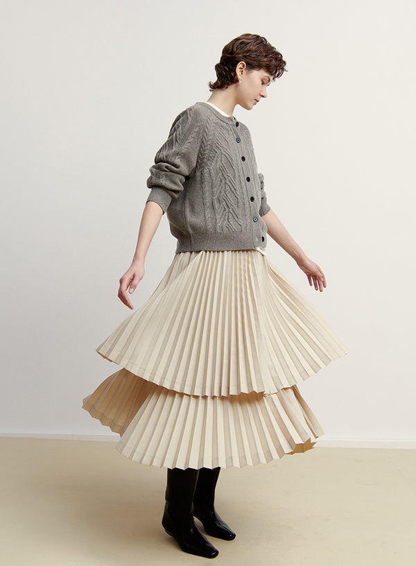 Accordion Pleat Skirt