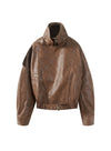 Retro PU Jacket