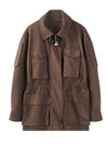 Suede Utility Outerwear