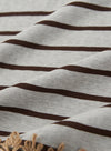 Linen Lace Stripe Top