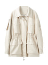 Suede Utility Outerwear