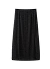 Pearl Slit Evening Skirt