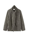 Removable Scarf Collar Top