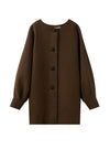 Relaxed Round Neck Coat