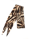Long Sleeve Tee with Zebra Print Scarf