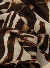 Silk Zebra Print Blouse