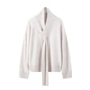 Ribbon Tie Cashmere Sweater