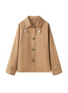 Cropped Trench Coat