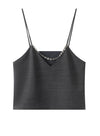 Layering Deep V Neck Top Vest