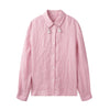 Pink Linen Checkered Shirt